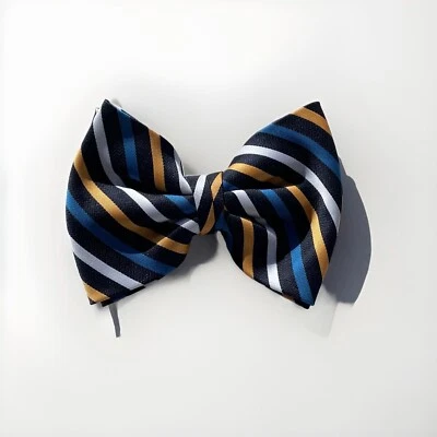 Vintage Silk Bowtie 1970s DANDY CRUISER Multicoloured One Size - Image 1 of 4