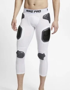Nike Pro HyperStrong 3/4-Length Padded Football Tights AO6238-100 Men’s Size XXL - Bild 1 von 2