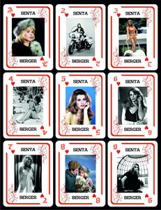 SENTA BERGER 1 BOX WITH 54 POKER PLAYING CARDS - ARGENTINA! - NIB 