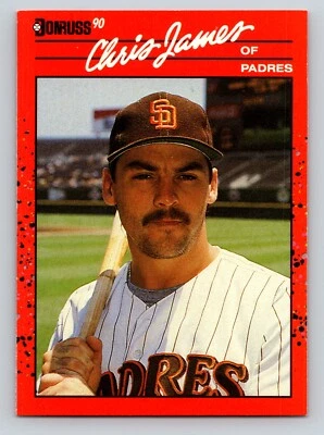 Chris James 1990 Donruss #323 Padres - Image 1 of 2