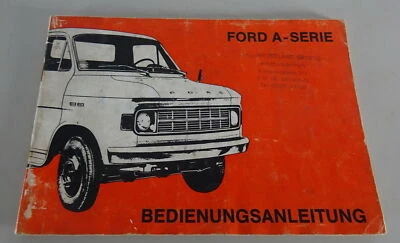 Istruzioni D'Uso / Manuale Ford Serie-A Stand 09/1974 - Immagine 1 di 3