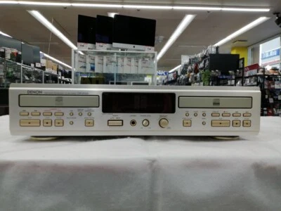 【JUN】Denon CDR-W1500 CD Recorder Dual Deck Recorder AC100V from japan - Image 1 of 4