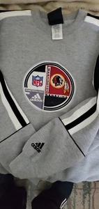 Vintage Adidas Team Sweatshirt Mens Medium NFL Redskins Washington - Picture 1 of 4
