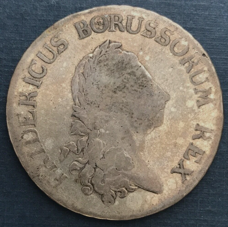 🇩🇪 GERMANY  1783 A GERMAN STATES PRUSSIA 1 THALER COIN RARE 🇩🇪 - Image 1 of 4