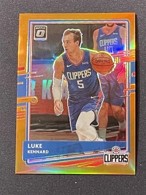 /199 2020-21 NBA OPTIC ORANGE HOLO PRIZM Like Kennard Clippers Pistons Duke 65 - Image 1 of 4