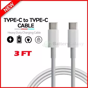 Fenzer USB C to USB C Cable 3ft 50W PD Charging Data Sync for iPhone 15/Samsung - Picture 1 of 6