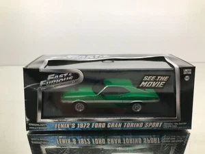 FAST&FURIOUS 86218 FENIX'S 1972 FORD GRAN TORINO SPORT -1:43- HIGH QUALITY IB - Imagen 1 de 7