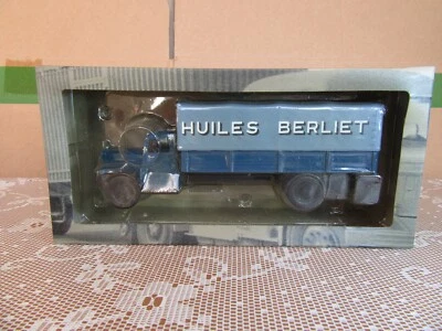 A53 IXO 28 Berliet GDR 7W 1947 Huiles Berliet Camions Autrefois 1:43 Neuf Boite - Photo 1/4