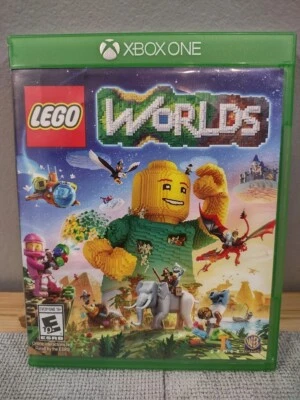 [BOX ONLY] Lego Worlds - Microsoft Xbox One Game 2017 Case - Doesnt Click - Good - Image 1 of 4