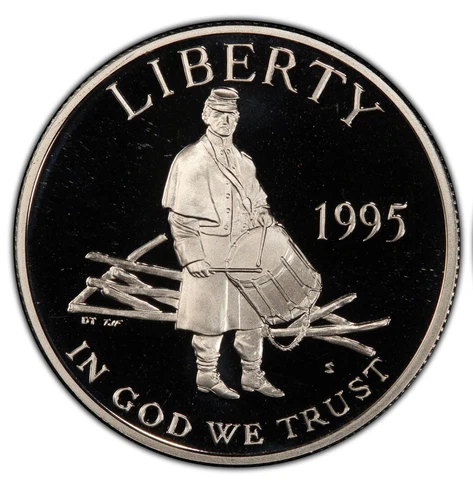 1995 Civil War Drummer Boy 50c Proof Commemorative Half dollar Cover