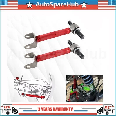 2x Adjustable Rear Control Camber Arm Kit for Honda Civic 01-05 Acura RSX 02-06 Foto 1 de 4