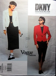 Patrón Vogue 1306 Donna Karan talla 14-16-18 - Imagen 1 de 14