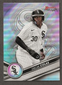 OSCAR COLAS 2022 Bowman's Best  PROSPECT Silver REFRACTOR / White Sox ⭐ MINT+