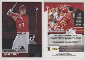 2015 Panini Donruss Preferred Luxury Terrace Red /199 Mike Trout #18