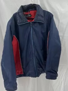 Sears Filled Jacket Men’s XL Blue Red White Gorpcore 80s Vintage Outdoor Skiing - Picture 1 of 18