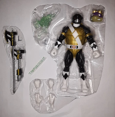 POWER RANGERS LIGHTNING COLLECTION TMNT DONATELLO BLACK RANGER LOOSE HASBRO Cover