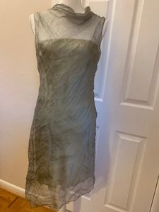 TAHARI Sleeveless Green Special Occassion Dress-Size 4-6 - Picture 1 of 10