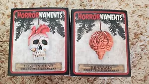Ornamenti Cervello Braaain Nuovi Horrornaments Love Is Dead - Foto 1 di 6