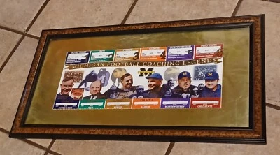 Tom Bradys first win +VS Drew Brees Michigan Ticket 1999 home season set UNUSED - Image 1 of 3