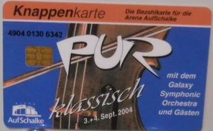 Knappenkarte Schalke PUR Klassisch Arena Gelsenkirchen Guthaben Hülle (16) - Bild 1 von 2