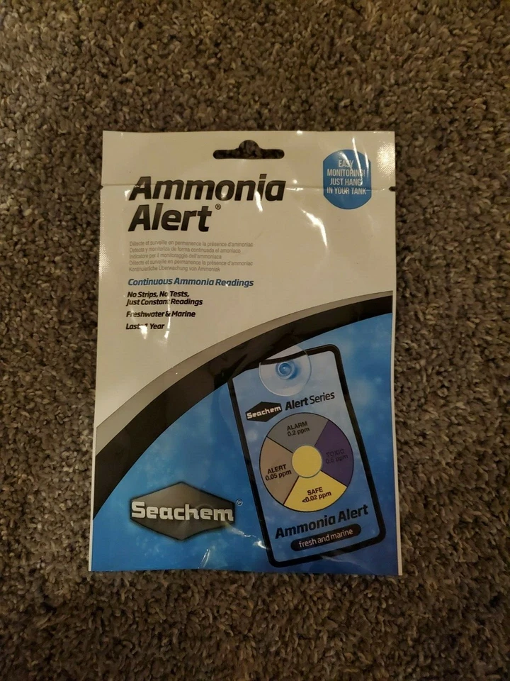 SEACHEM ALERT 1 YEAR PACK FRESHWATER & MARINE AMMONIA ALERT - Image 1 of 1