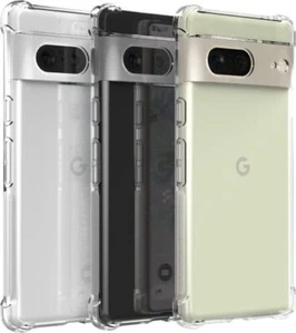 Pour Google Pixel 8 & 8 Pro Étui,Slim Transparent Silicone Chocs Gel Étui - Photo 1 sur 14