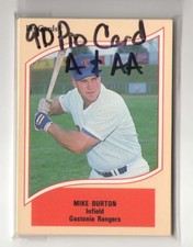 1990 ProCards A and AA TEXAS RANGERS Team Set