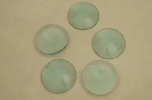 Lente de condensador de vidrio absorbente de calor verde de 72 mm por 14 mm de espesor - Imagen 1 de 3