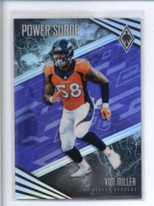 VON MILLER 2017 PANINI PHOENIX #PS-18 POWER SURGE PURPLE #07/75 AJ2663