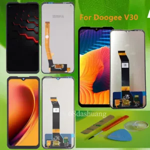 Assemblaggio display LCD digitalizzatore touch screen per Doogee V10 V11 V30 V30T V Max - Foto 1 di 6
