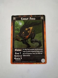 Sabbat Fiend - Legacy Of The Tribes - MP Rare Rage CCG - Picture 1 of 2