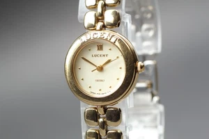 Vintage 1992 [N MINT] SEIKO Lucent 1F21-0E40 Gold Roman Quartz Women Watch JAPAN - Picture 1 of 10