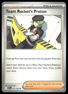 Pokemon SV10: Destined Rivals #177/182 Team Rocket's Proton Uncommon - Picture 1 of 2