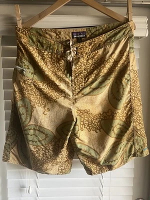 Bañador Patagonia Board Shorts Para Hombre 34 Marrón WaveFarer Floral Foto 1 de 4