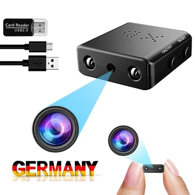 Mini IP Kamera 1080P HD 4K Camera Außen Überwachungskamera IR Cam Nachtsicht DE - Bild 1 von 4