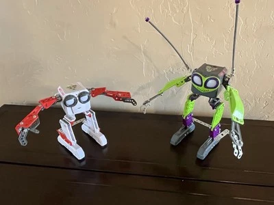 Pair Meccano Erector Micronoid  Switch Robots Programmable Both Work!! - Image 1 of 4