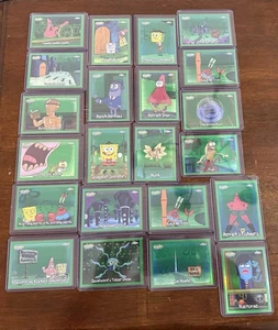 2025 Topps Chrome Spongebob Green Kelp Cards (22 Total Cards) - Picture 1 of 9