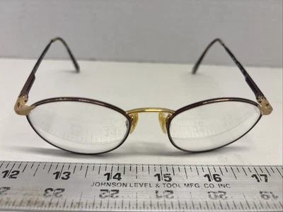 Armações de óculos vintage Giorgio Armani 49-19 135 163-831 fabricadas na Itália - Imagem 1 de 4