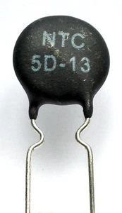 2 x NTC 5D-13 Inrush Current Limiter, Power Thermistor 5 ohm 5Amp -ref:343 - Picture 1 of 2