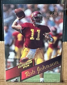 1995 Superior Pix 95 Draft Rob Johnson Football Card #11