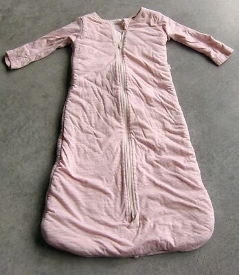PURE BABY BABY GIRLS PADDED SLEEPING BAG PINK SZ 12 - 24 MONTHS (1 - 2 YRS) - image 1 of 3