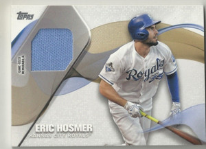 2017 TOPPS BASEBALL - ERIC HOSMER - MAJOR LEAGUE MATERIAL RELIC - ROYALS