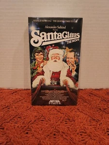 RARE Alexander Salkind Presents “Santa Claus The Movie” VHS SEALED - Picture 1 of 3
