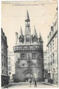 BORDEAUX 33 Porte du Palais CPA animée écrite à Melle Carrey de Malzeville - Picture 1 of 2