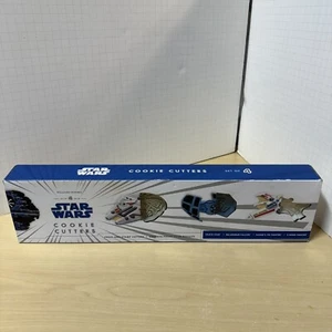 Williams Sonoma Star Wars Set 4 Cortadores de Galletas Estrella de la Muerte Halcón X Ala Corbata - Imagen 1 de 5