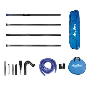 SkyVac Clamped Pole Set With Hose, Neck & End Tools. - Picture 1 of 11