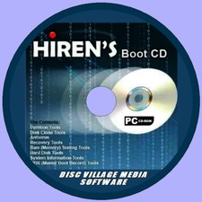 Hirens Boot Disk Utility CD Backup Fix langsam laufen Crash Fehler PC/Laptop NEU