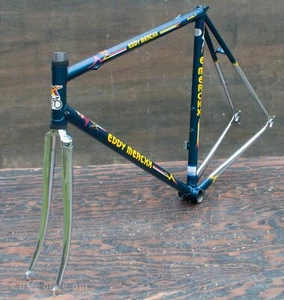 Vintage Eddy Merckx Corsa-01 Road Bike FRAME & FORK 54cm Dedacciai Steel Bicycle - Picture 1 of 12