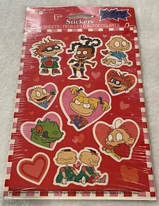 American Greetings Nickelodeon Rugrats Valentine's Day Stickers Chuckie Tommy 99 - Picture 1 of 2