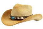 Henschel Men's Weekend Walker Raffia Straw Cowboy Hat
